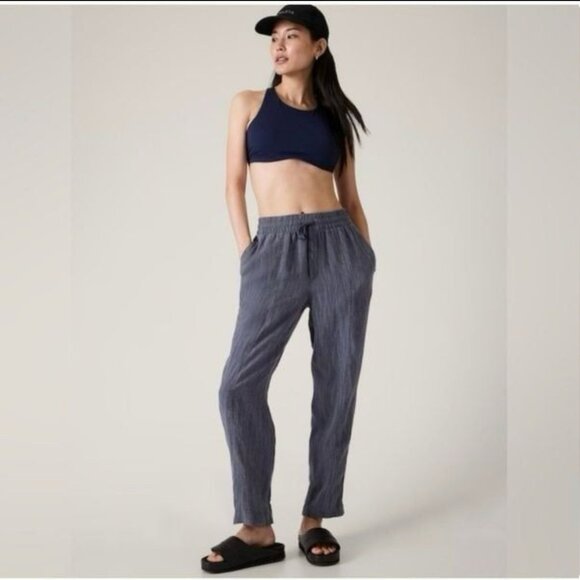 Athleta linen ankle pants - Picture 1 of 10